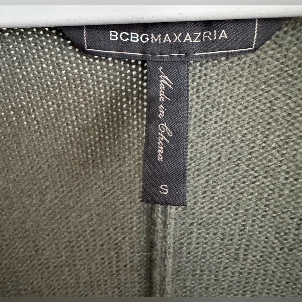 BCBGMaxAzria Wool Blend Fringe Poncho